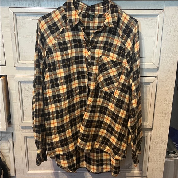 wild fable Jackets & Blazers - Wild Fable Multicolor Plaid Shirt